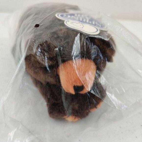 Spring Air Mattress Advertising Promo Plush Bear 7" Still In Packaging - Picture 2 of 9